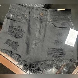 Urban Outfitters BDG Super High Rise Cheeky Denim Shorts